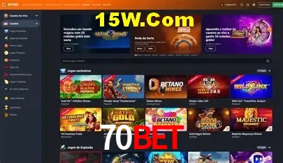 Promoção Relâmpago 70Bet